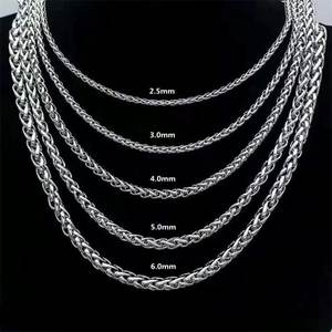 In acciaio inossidabile XL placcato sottovuoto drago osso e cesto di fiori collana gioielli di moda per uomo e donna - Product Image 2