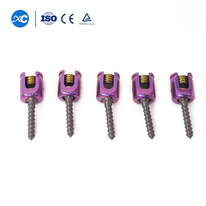Mini Tornillo Pedicular Veterinaria Columna Vet Poliaxial Tornillo Pedicular Bloqueado De Titanio Implante veterinario // - Product Image 3