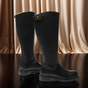 Giày bốt cao gót nữ da thật thiết kế cao cấp mới <span class=keywords><strong>2025</strong></span>, kiểu dáng thẳng, nâng chiều cao, giày nữ, giày nữ trẻ em - Product Image 6