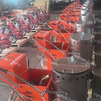 Machine de marquage thermoplastique automatique autopropulsée LT Electrical 48V12Ah pour la traçage de lignes routières et les parkings