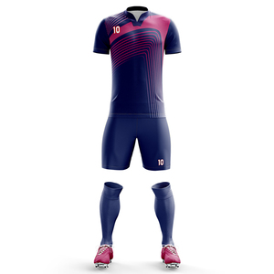 Fábrica al por mayor diseño personalizado ropa de fútbol equipo de fútbol Jersey uniformes conjuntos sublimación alta calidad malla fútbol Jersey - Product Image 2