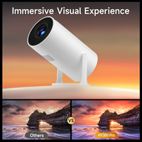 Proyector portátil HY300 Pro Android 12 WIFI Home Cinema Outdoor LED Mini Proyector 4K Full Hd Smart Tv Proyectores para teléfonos móviles