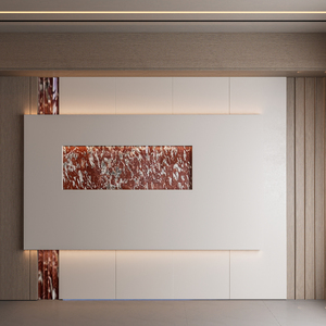 Pièce maîtresse élégante en marbre Breccia Pernice rose et rouge pour la décoration moderne de cuisines et salles de bain - Product Image 3