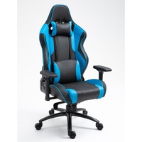 Chaise de jeu de luxe, échantillon gratuit, vente en gros, vente chaude, chaise d'ordinateur confortable, chaise de jeu de haute qualité avec base en métal