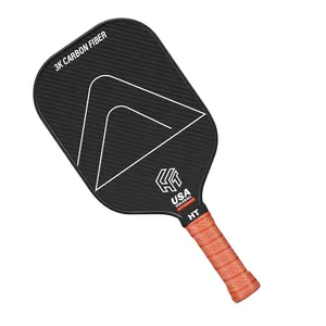 Amazon Hot Sale New Arrival OEM ODM 3k Friction Rough Row Carbon Fiber Pickleball Paddle Outdoor Sports For Body Building