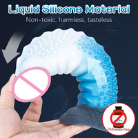Dildo monstre en silicone, Phallus animal, Dildo fantaisie extraterrestre, Plug anal épais, Jouets sexuels anaux pour adultes pour hommes et femmes