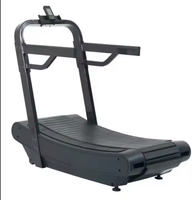 Tapis de course commercial multifonction non alimenté pour Run Sprint Cardio Training Écran LCD Poids maximum de l'utilisateur Moteur 150kg