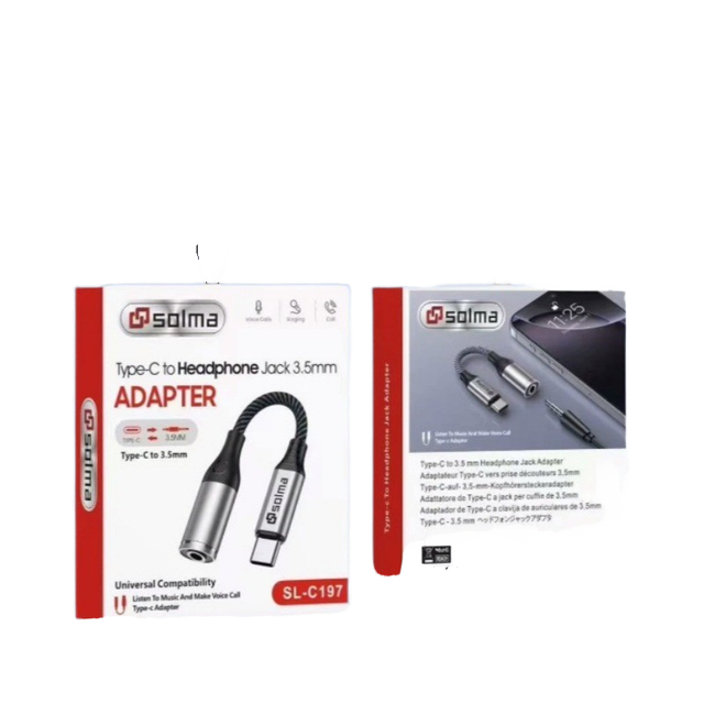 Aluminum Alloy Fully Compatible TYPE-C Digital Decoding OTG Mobile Phone Adapter New Condition with DC Output