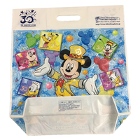 Sacs en plastique transparents biodégradables personnalisables PE pour emballage à emporter de logo personnalisé de déchets de vêtements pour le thé de lait de café
