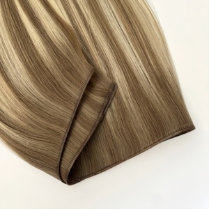 Venta al por mayor de fábrica: Extensiones de cabello virgen ruso 100% Remy, cabello humano europeo para Genius Weft - Product Image 4