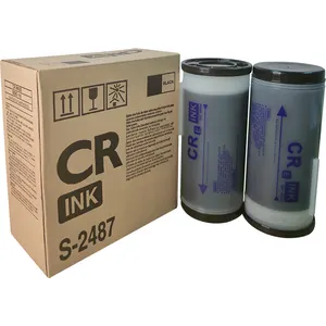 Tinta Duplikator Digital Tinta Duplikator CZ CV untuk Riso CZ/CV CV 800Ml S-4877 S4877 S-3230 S3230 S-7220 S7220E Tinta BK/C/Y/M