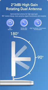 USB AC 1300Mbps USB3.0 <b>WiFi</b> Adapter 5G Wireless Network Card 802.11a/g/n/ac Dual-Band 2.4GHz & 5GHz Wlan <b>Stick</b> Wireless Dongle W - Product Image 5