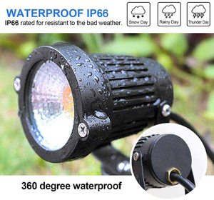 Luces LED Solares para Jardín con Sensor de Movimiento, Cambio de Color, Resistentes al Agua IP65, Luz Diurna 5000K, Ángulo de Haz de 60°, Aluminio - Product Image 3