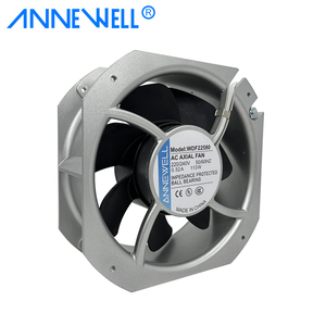 Kipas pendingin AC bilah logam 225mm, kipas pendingin Ac 22580 225*80mm 220/380v aliran udara besar, kipas pendingin Motor elektrik untuk sistem pendingin CPU - Product Image 3