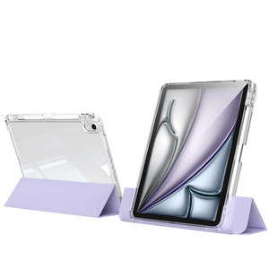 2024 Air6 11inch M2 case Premium Leather Business <strong>Folio</strong> <strong>Stand</strong> Cover Smart Tablet Cover Case for iPad Air 2022 - Product Image 5