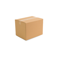 Caja de Cartón Reciclado Marrón, Papel Corrugado para Artículos del Hogar