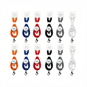 Lanyard Ilan Carla 45 cm con gancio per porta badge identificativo, set da 8 pezzi - Product Image 1