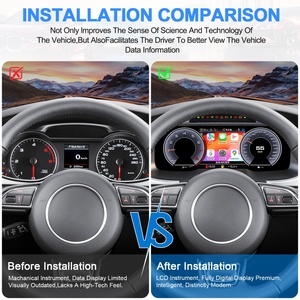 Navihua <b>Car</b> <b>Digital</b> Instrument Cluster <b>for</b> Audi A4 2009-2012 LCD Dashboard <b>Speedometer</b> Linux System Upgrade - Product Image 5