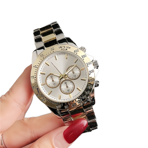 BOS Merk Herenhorloge met Drie Wijzerplaten Chronograaf Nieuw Modieus Stalen Band 38mm Wijzerplaatdiameter Quartz uurwerk Legering Kast Ins2024 - Product Image 1