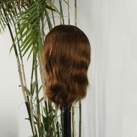 Vente en Gros Tête de Mannequin de Formation Homme Cheveux Humains avec Moustache Barbe pour Etudiants Coiffeurs