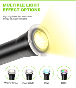 18W RGB <span class=keywords><strong>LED</strong></span> Spa <span class=keywords><strong>Ampoule</strong></span> AC12V / DC12V Nicheless Encastré Raccord Remplacement Sous-Marine Baignoire Lampe <span class=keywords><strong>Piscine</strong></span> Lumière D55mm 3000K - Product Image 3