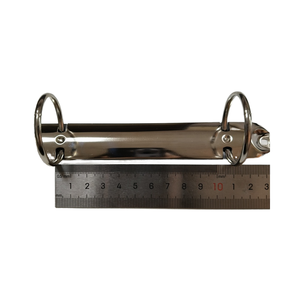 China Three-Ring Mechanism Metal Binder Book <strong>Pattern</strong> <strong>File</strong> Folder with Paper Clamp for Organization and Filing - Product Image 5