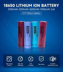 <b>3.7v</b> 2600mah Lithium Li-ion Rechargeable ICR 18650 Li Ion <b>Battery</b> Cell - Product Image 2
