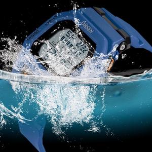 Ohsen 2202 LED hiển thị đồng hồ 5ATM người đàn ông thể thao Hombre Nam Kỹ Thuật số vuông quay số điện tử đồng hồ đeo tay reloj Masculino - Product Image 6