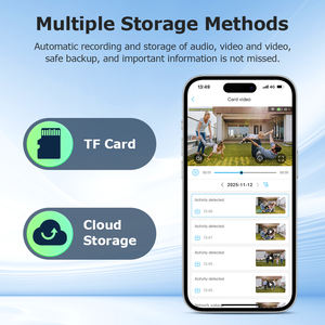 UBOX 2CH IP66 Halow Wifi Home Hub, Cámara Solar Panorámica con Audio Bidireccional, Repetidor Wifi de 500M, Kit Combinado de Cámara Solar, Cámara de Red - Product Image 4