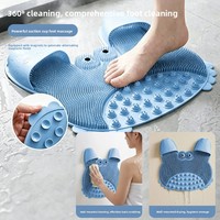 Nouveau tapis de massage pour les pieds en forme de crabe, en élastomère thermoplastique, antidérapant avec ventouses, direct usine, incontournable
