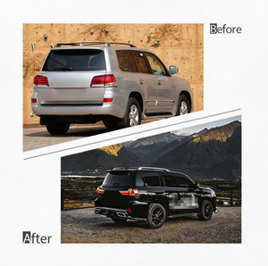 Kits de carrosserie neufs pour LX570, mise à niveau 2016, kit carrosserie extérieur, pare-chocs, calandre, ailes pour <span class=keywords><strong>Lexus</strong></span> 570 2008-2015 - Product Image 4