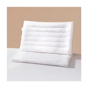 Kore tarzı % 100% pamuk standart boyut 2.5 inç yükseklik Ultra ince düz yastıklar uyku için