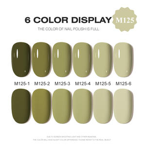 AILANUO Ensemble de vernis à ongles Gel Uv LED de haute qualité 15ml Kit de 6 couleurs Ongler Gel Uv OEM bouteille de vernis à ongles personnalisé de luxe unique - Product Image 2