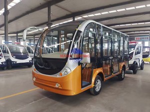 รถบัสไฟฟ้าชมวิวส่วนตัว 14 ที่นั่ง ใช้พลังงานจากแบตเตอรี่ตะกั่ว-กรด สีตามสั่ง มอเตอร์ AC 5KW ยี่ห้อ MH จากหูเป่ย ประเทศจีน - Product Image 2