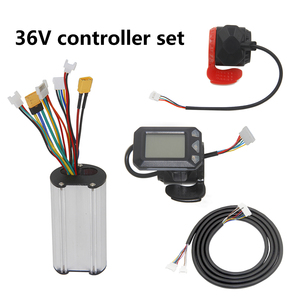 36V Round Brushless Controller set LCD communication line for 5.5 6.5 Inch <b>Electric</b> Scooter parts Repair Conversion <b>Kit</b> - Product Image 1