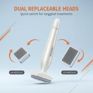 Best-seller : <span class=keywords><strong>Appareil</strong></span> de beauté Derma Stamp Bioneedle 120 aiguilles en acier inoxydable pour les soins du visage - Product Image 4