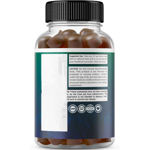 Gummies de mousse de mer Mousse de mer irlandaise avancée avec racine de bardane Superfood Suppléments de mousse de mer Pilule Gummy /Capsule - Product Image 3