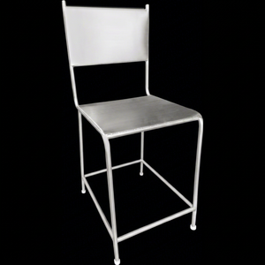 Chaise en acier inoxydable de qualité commerciale Shree Chamunda Engg Works avec structure et dossier pour usage intérieur - Product Image 1