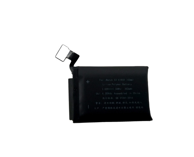 Replacement Battery for IWatch A1850 S3 Cellular 42mm 3.82V 352mAh