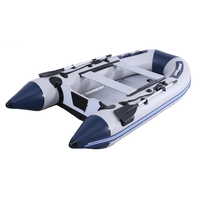 Bateau pneumatique en PVC de 3,0 m et 0,9 mm, bateau pneumatique robuste à haute capacité de charge pour la pêche et les sports nautiques