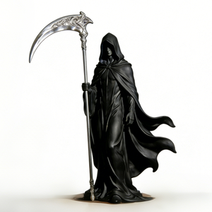 Escultura de Grim Reaper de Tamaño Personalizable, Decoración Grande para Exteriores o Pequeña para Escritorio, Estatua de Resina para Arte de Diseño en Exteriores y Hogar - Product Image 1