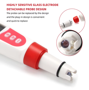 เครื่องวัดค่า <span class=keywords><strong>PH</strong></span> แบบพกพา ชาร์จไฟได้ หน้าจอ LED ขนาดใหญ่ ปากกาวัดค่า <span class=keywords><strong>PH</strong></span> รุ่น <span class=keywords><strong>PH</strong></span> -06 เครื่องวัดความเป็นกรดพร้อมไฟแบ็คไลท์ - Product Image 3