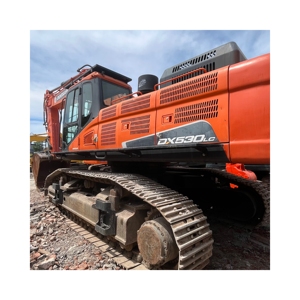Excavadora de cadenas Doosan DX530LC usada, excavadora minera grande de 52 toneladas, motor Scania DC13, sistema hidráulico original, Doosan de segunda mano - Product Image 2
