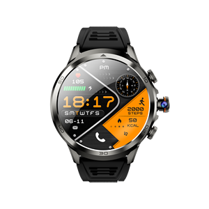 Montre connectée DF H19 avec batterie grande capacité 1100 mAh, carte SIM 4G, Android, écran AMOLED 1,75 pouces, caméra rotative, vidéoconférence, NFC, téléchargement d'applications - Product Image 2