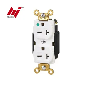 Hospital Grade Duplex 20A 250V 6-20R Receptacle with UL