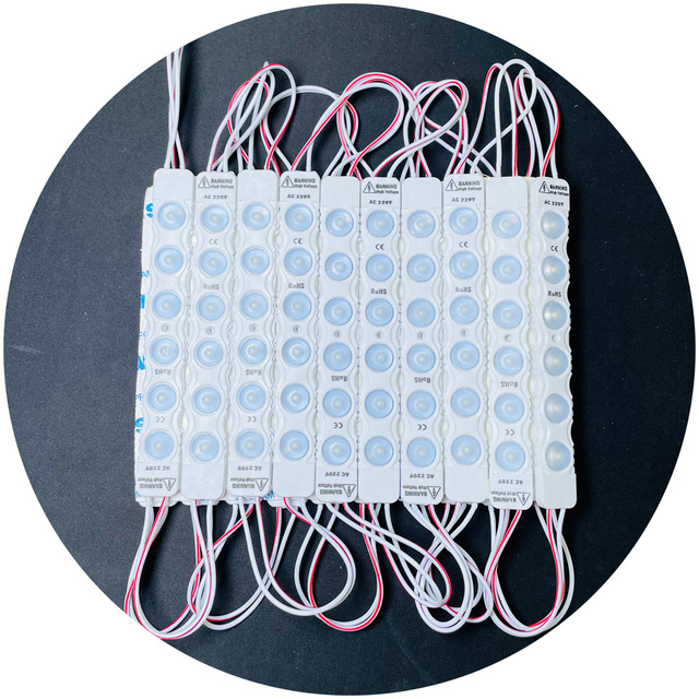 Sign 3.5w Light Source 220v 230v Ac Led Module Light 160 Degree Led Module 110v Ac 6chips Lens Ac Led Module for Light Box