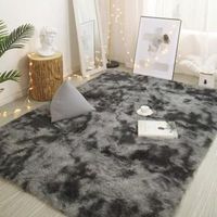 Tapis de chambre tie-dye en peluche le plus vendu, tapis de sol pour salon, tapis de chevet, tapis de sol domestique
