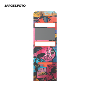 Photomaton compact vertical rouge avec caméra pour événements populaires, activation de marque de détail, impression en libre-service, résolution 2K/4K - Product Image 1