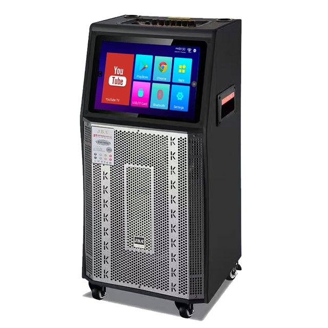 F-73S 15'' Woofer 200W Powerful Mobile Portable Android 12 Wireless Video Player Sound All-In-One Karaoke Machine