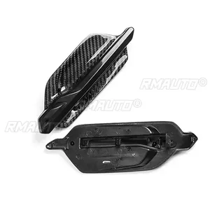 Cache-coffre latéral de remplacement 100 % fibre de carbone véritable pour BMW F87 M2 2014-2022, style MP, avec prises d'air latérales et garnitures de ventilation - Product Image 3